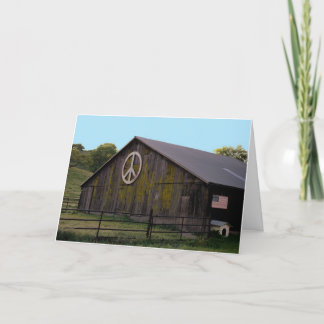 Fred på jord helgkort