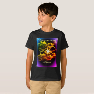 Fred på jord lurar t-skjortan t-shirt