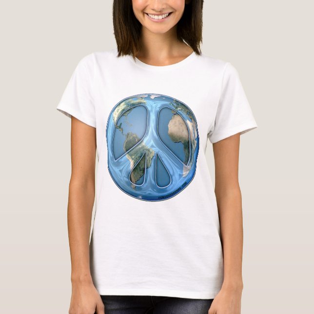 "Fred på jord ", Tee Shirt (Framsida)