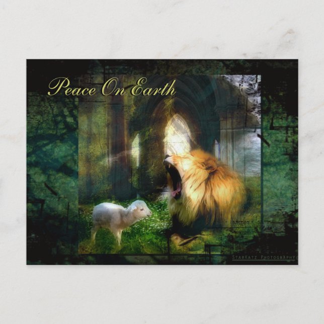 Fred på jord vykort (Framsida)