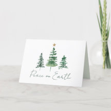 Fred på jorden akvarell tallar familjefoto