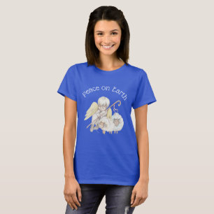Fred på jorden Angel Shepherd & Lambs T Shirt