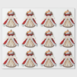 Fred på jorden Angel Wrapping Papper Presentpapper