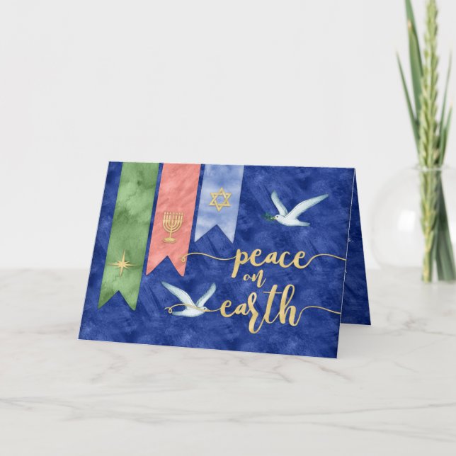 Fred på jorden| Blesser Helgdag BIG-foto Helgkort (Framsida)
