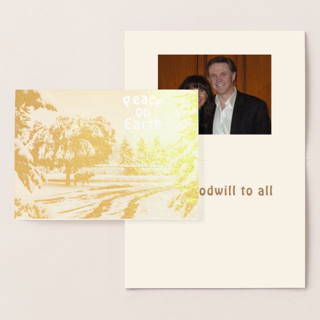 Fred på Jorden, Elk Scene-guldkort Folierat Kort (Display)