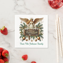 Fred på jorden Evergreen Garland Pappersservett