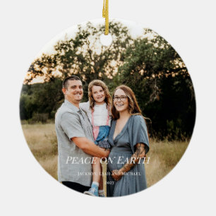 Fred på jorden: Glasdovens juldesign Julgransprydnad Keramik