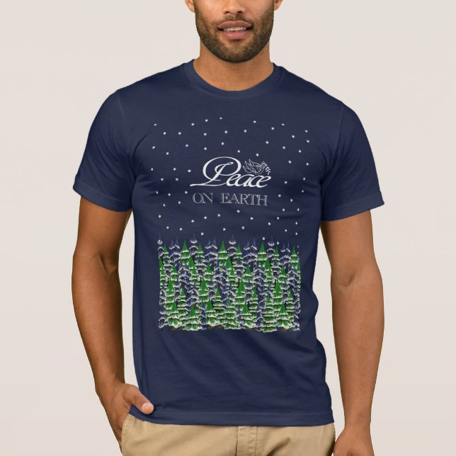 Fred på jorden, Helgdag T Shirt (Framsida)
