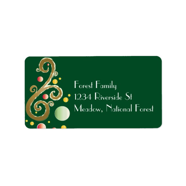 Fred på jorden IV Adressetikett (Framsidan)