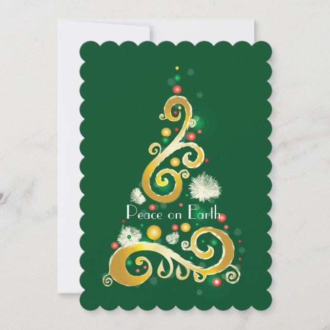 Fred på jorden IV Julkort (Framsida)