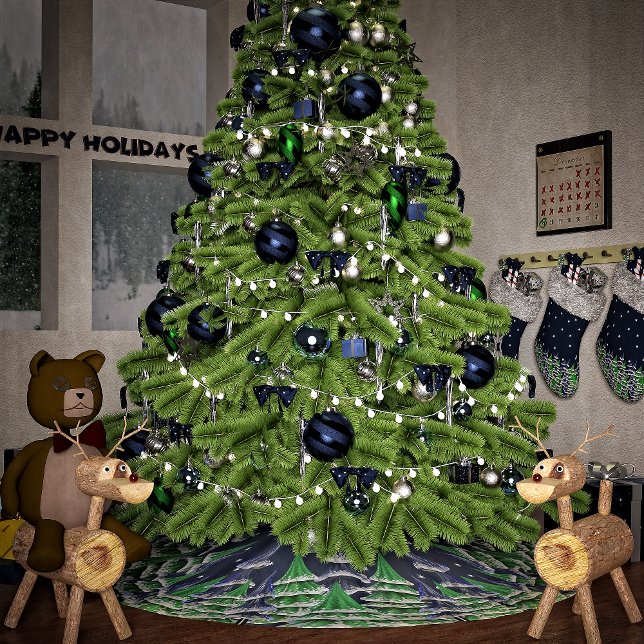 Fred på jorden Julgranar Julgransmatta Borstad Polyester (Skapare uppladdad)