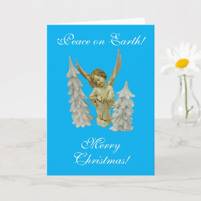 Fred på jorden, julhälsningskort kort (Liten växt)