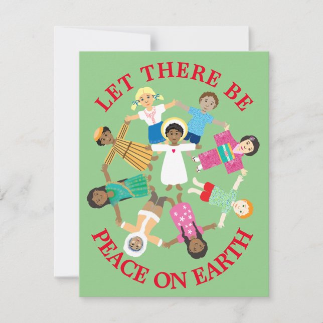 Fred på jorden julkort (Framsida)