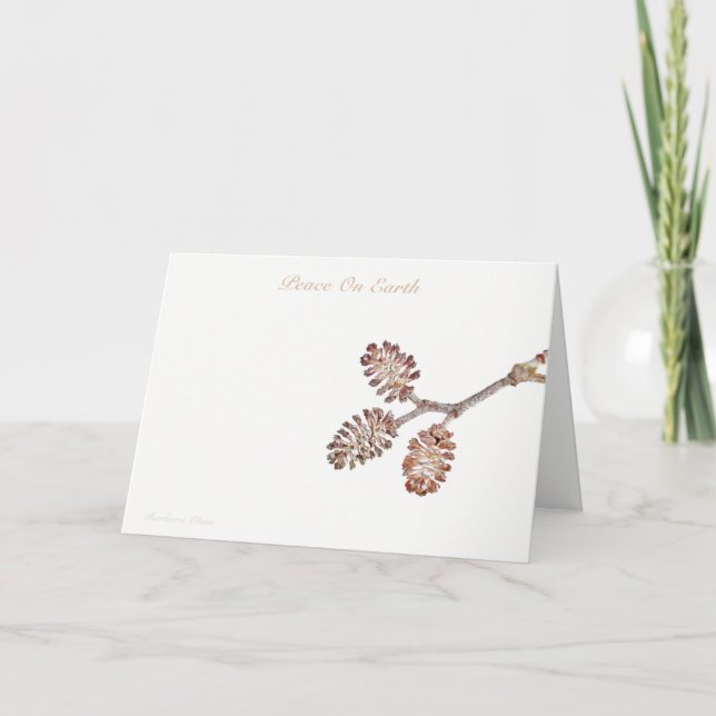 Fred på jorden: Kärlek makt Helgkort (Framsida)