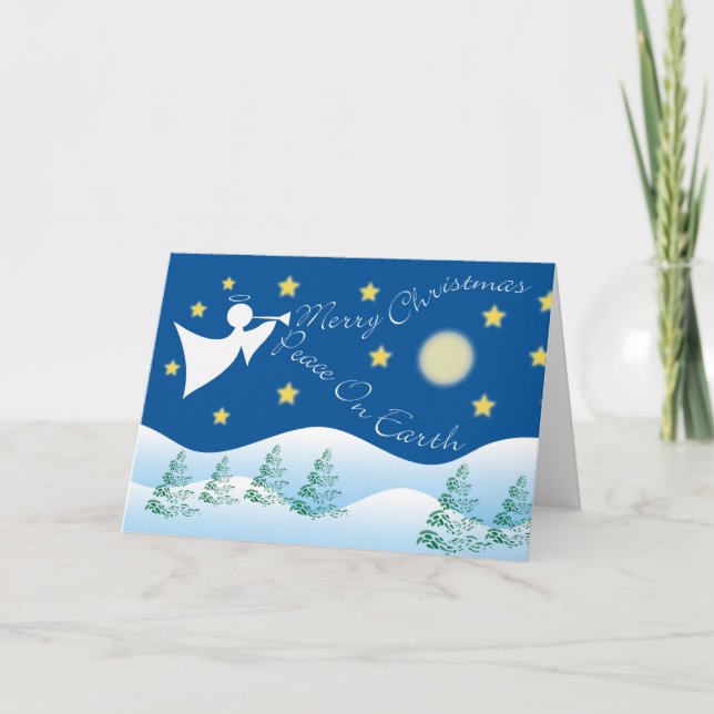 Fred på jorden-kort helgkort (Framsida)