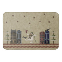 Fred på jorden Land Folkart Snögubbe & Kråka