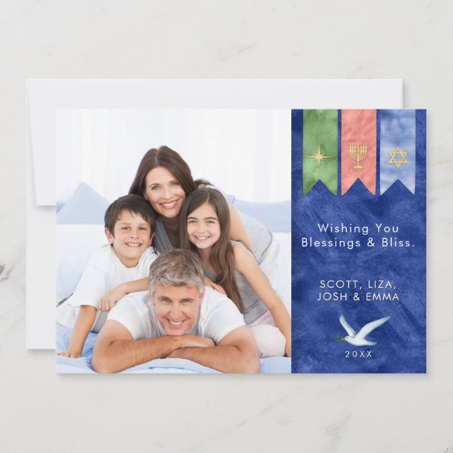 Fred på jorden | Lyckahelgsofoto Julkort (Framsida)