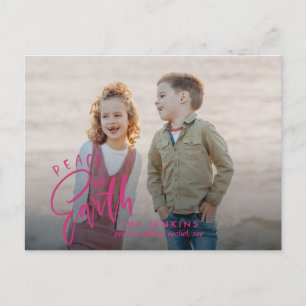 Fred på jorden MAGENTA Julfoto, Helgdag Vykort