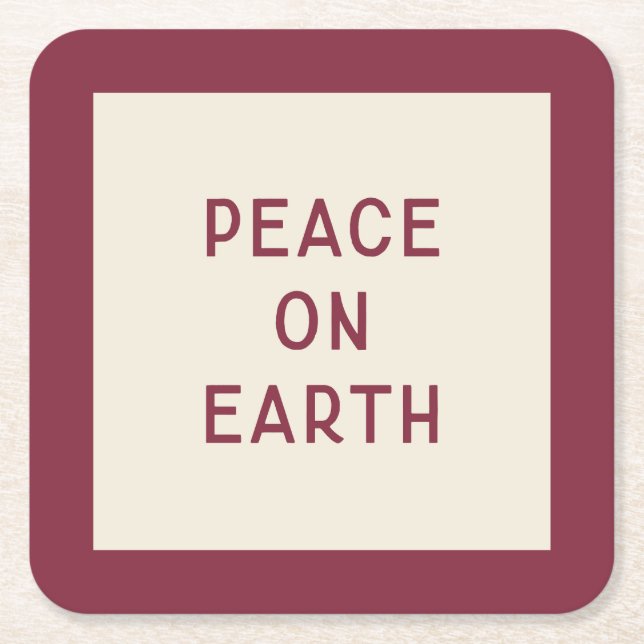 Fred på jorden | Minsta möjliga Underlägg i Sång u (Framsidan)