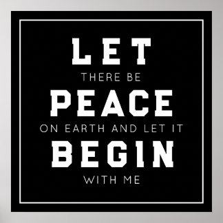 Fred på jorden Poster