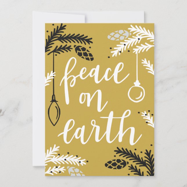 Fred på jorden Skriv ditt eget meddelande (Framsida)