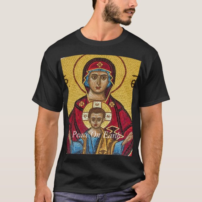 Fred på jorden t shirt (Framsida)