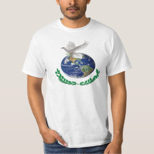 Fred på jorden t-shirts