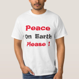 "Fred på jorden, tack" Shirt Tröja