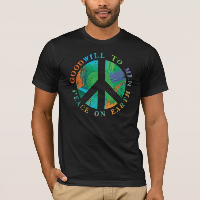 Fred på jorden tee shirt (Framsida)