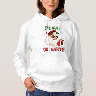 Fred på jorden Underteckna God jul Santa Hat hipp T Shirt