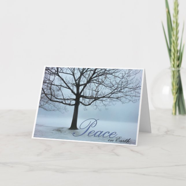 Fred på jordens Helgdag-kort Anteckningskort (Framsida)
