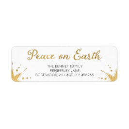 Fred på jordens julafton Returadress Returadress Etikett
