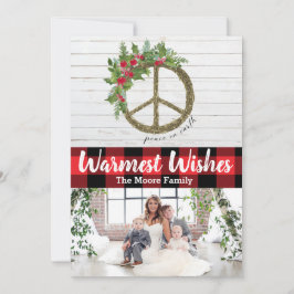 Fred på jordens julfotoport julkort