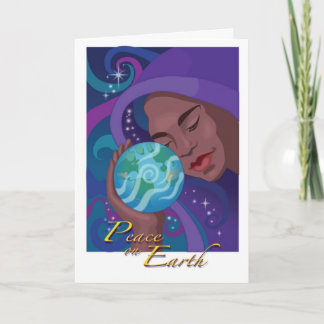 Fred på jordhelgdagkort helgkort