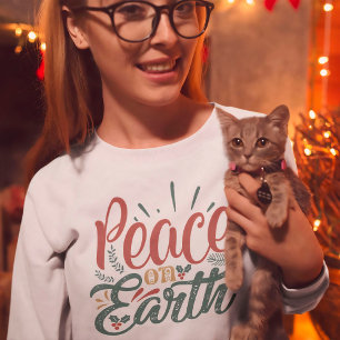 Fred på Julens Helgdag - Kalligrafi T Shirt