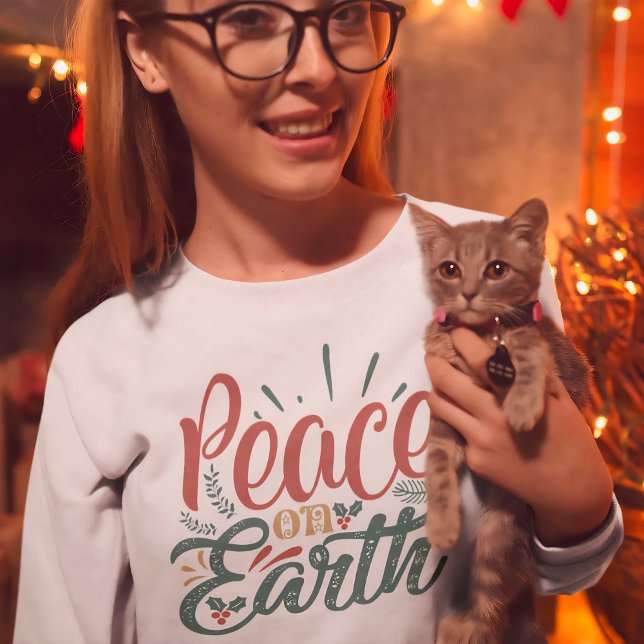 Fred på Julens Helgdag - Kalligrafi T Shirt (Skapare uppladdad)