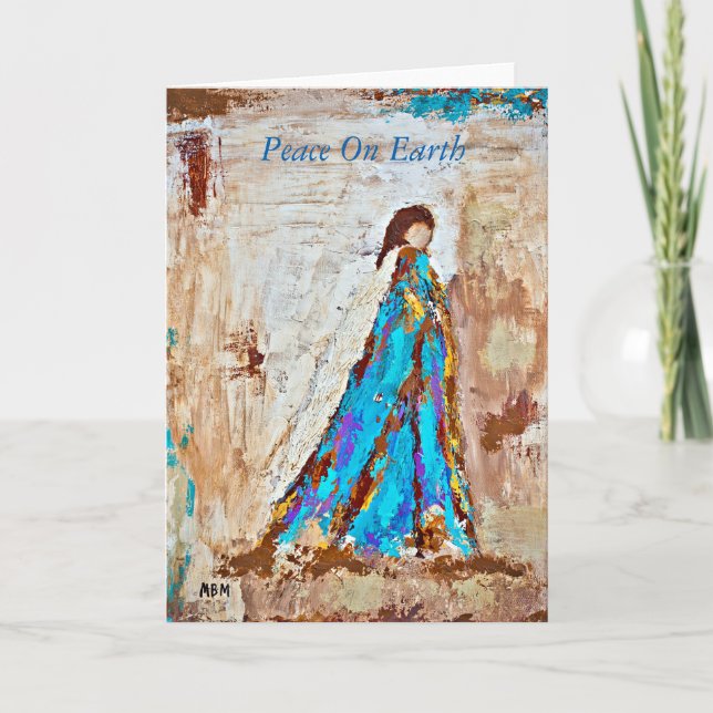 Fred på Julkortet på jorden (tomt inuti) Helgkort (Framsida)