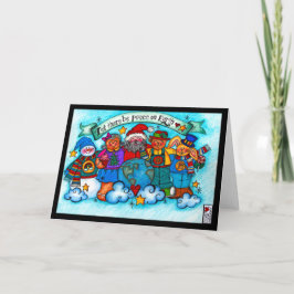 Fred på Jultomten och Friends Card Kort