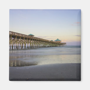 Fred på kvällen på Folly Beach Magnet