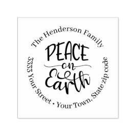 Fred på Returadressen i Frimärke Självfärgande Stämpel