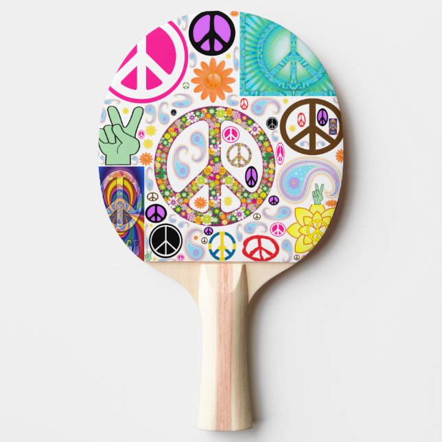 Fred & Paisley Collage Pingisracket (Framsidan)