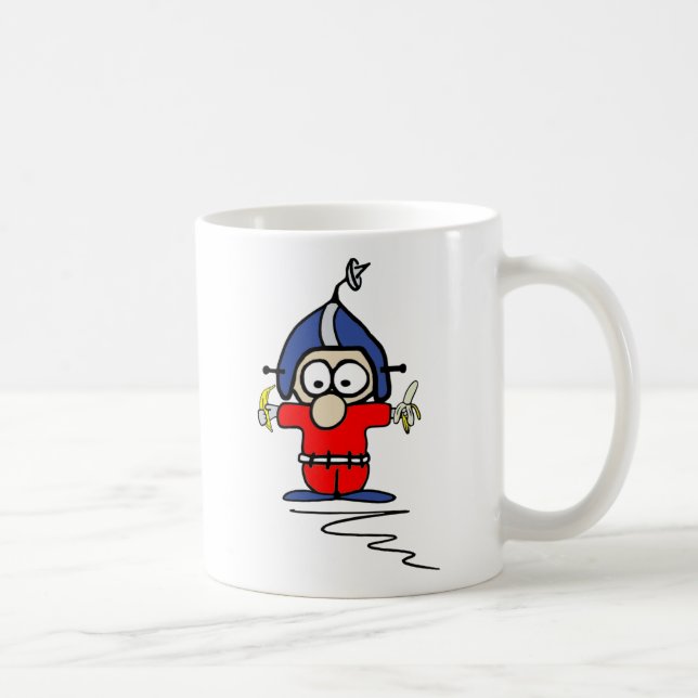 Fred Pinsocket 2-Sided mugg (Vit-l) (Höger)