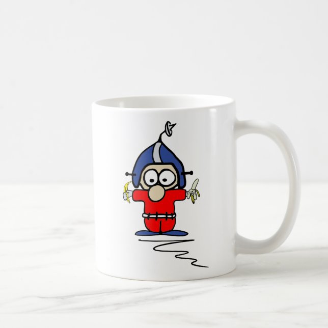 Fred Pinsocket 2-Sided mugg (Vit-l) (Höger)