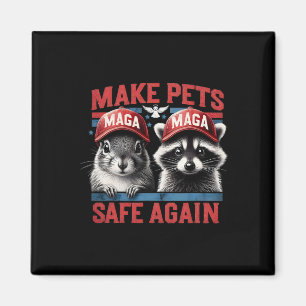 Fred Raccoon P Nöt, ekorren gör djuren Säkra Magnet