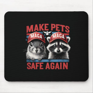 Fred Raccoon P Nöt, ekorren gör djuren Säkra Musmatta