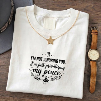 Fred & Sarksastisk T-Shirt - Prioritera Du Ignorer