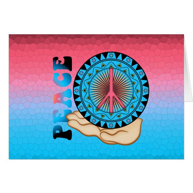 Fred ~ Sol Hälsningskort (Framsidan Horizontal)