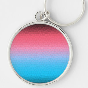 Fred ~ Sol Rund Silverfärgad Nyckelring