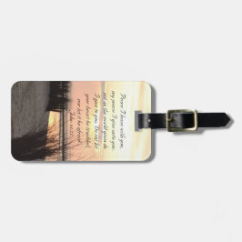 Fred som jag lämnar med dig, solnedgång för bagagebricka