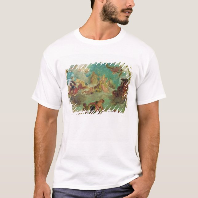 Fred som stiger ned till jord tee shirt (Framsida)